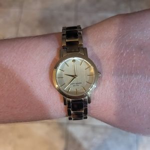 Gold & Tortoise Shell Kate Spade Watch
